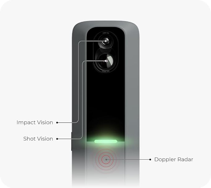 Rapsodo - MLM2PRO Golf Launch Monitor, Simulators for Home & Training, Mobile Launch Monitor for Golf Swing Analysis, Measures Spin Rate & Axis, Tracker & Swing Analyzer, Indoor Outdoor Use