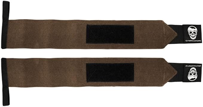 Wrist Wraps Weightlifting - Stiff Heavy Duty 18 inch Wraps With Thick Thumb Loop For Powerlifting, Bodybuilding, Cross Training, & Heavy Presses