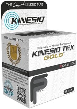Kinesio Tex Gold FP Kinesiology Tape (Black 1 Roll)
