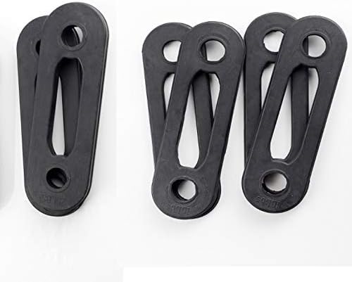 Set of 6 Soloflex Replacement Weight Straps - (2) 25LB Bands and (4) 10LB Bands - 90LBS Total