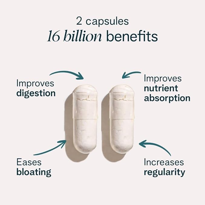 Ora Organic Probiotics with Prebiotics for Digestive Health 16 Billion CFU - Trust Your Gut - Strains - Acidophilus Lactobacillus Breve Bifidum Lactis