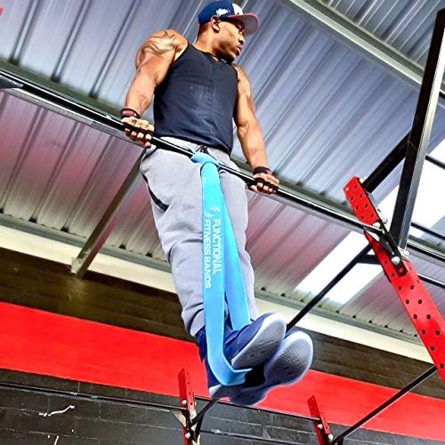 Functional Fitness Pull Up Assist Resistance Bands | Heavy Duty Exercise Bands for Powerlifting, Mobility, and Stretching | Travel Friendly Resistance Bands for Workout