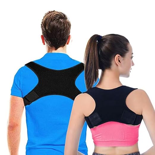 Posture Corrector for Men & Women, Adjustable Back Brace for Spine & Shoulder Support, Breathable Back Straightener for Posture Improvement, Comfortable Shoulder Brace