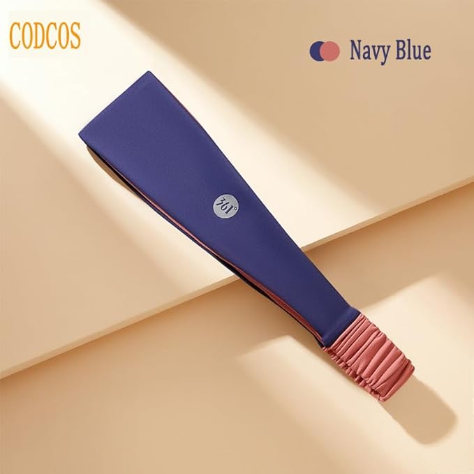 Women's Ice-Feeling Sports Headband Quick-Drying Cooling Sweatband Moisture Wicking Non Slip Exercise Sweat Band for Women Workout Running Tennis Yoga Fitness