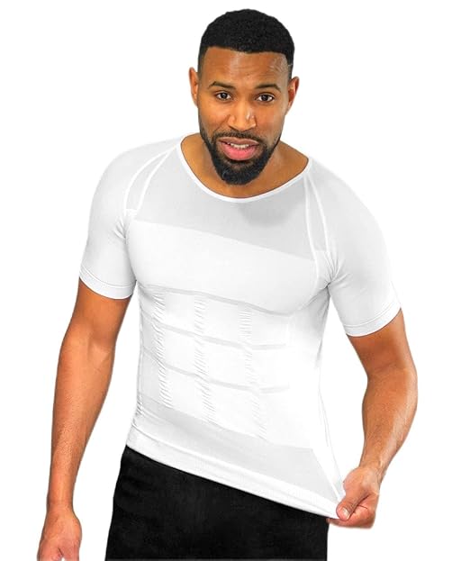 Men's Posture Corrector T-shirt | Anti Back Pain | Straightens Back and Shoulders | Compression | Undershirt | Short sleeves