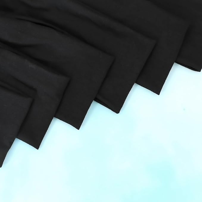 IVARYSS Headbands for Women, Non-Slip, Premium Stretchy Head Bands Hair Accessories,Wear for Yoga, Fashion, Working Out, Travel or Running, 6 Pack, Black