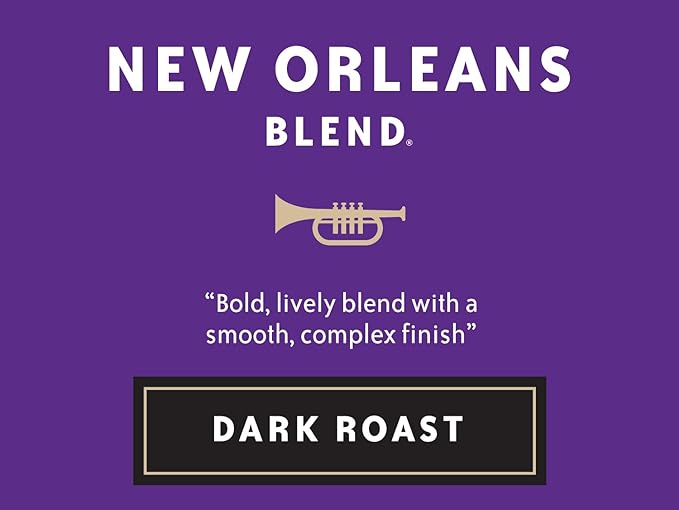 Community Coffee New Orleans Blend, Ground Coffee, Special Dark Roast, 12 Ounce Bag (Pack of 1)