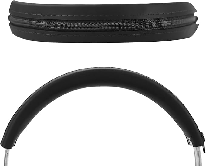 Adhiper Silicone Sweat Headband Cover for Beats Studio Pro & Studio 3 Headphones, Silicone Cover Headphone Cover Accessories for Bose QuietComfort Ultra Headphone, Washable & Sweatproof - Black