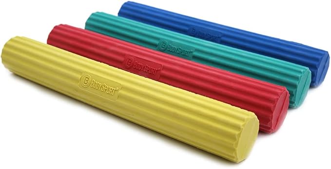 Body Sport Twist & Flex Bar – Flexible Rehab Equipment for Tennis Elbow, Golfer’s Elbow, Arm Injuries, & Tendonitis – Resistance Training for Improved Grip & Strength