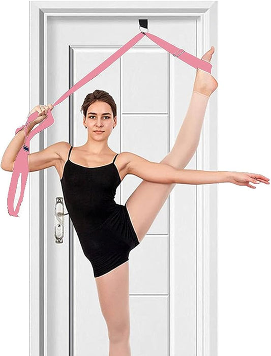 tchrules Door Leg Stretcher, Door Flexibility & Stretching Leg Strap - Great for Ballet Cheer Dance Gymnastics or Any Sport Leg Stretcher Door Flexibility Trainer Premium Stretching Equipment