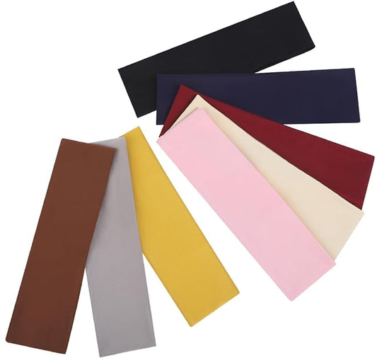 8 Pack Sport Headbands for Women, Elastic Soft Fabric Non-Slip Hair Bands Hair Warp for Daily Workout Yoga Running Sports, Combo 7