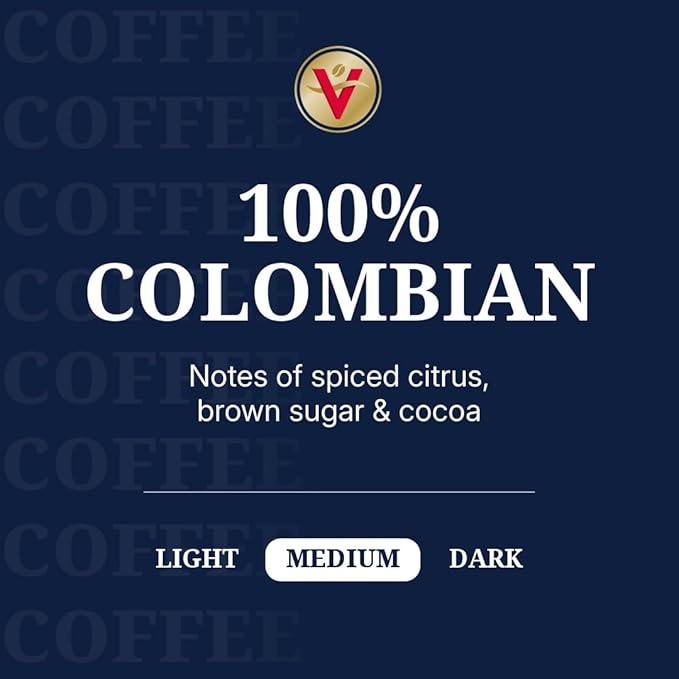 Victor Allen's Coffee 100% Colombian, Medium Roast, 120 Count, Single Serve Coffee Pods for Keurig K-Cup Brewers