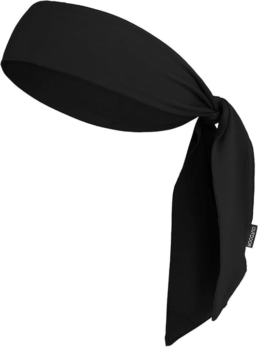 Tie Headband for Women & Men - Ninja Headbands, Head Tie for Running, Basketball, Football & Athletics,Cooling Headband