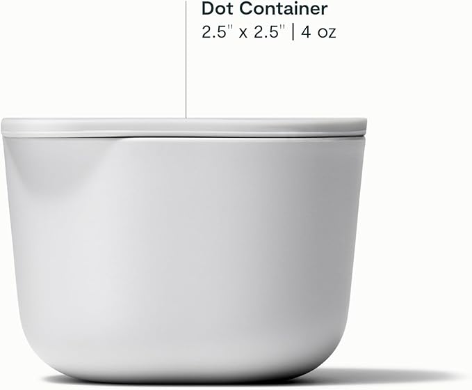 Caraway 4pc Dot Inserts - Dash Ramekins w/Lid - Easy to Store, Non Toxic - Perfect for Sauces, Garnish, & Small Snack or Sides