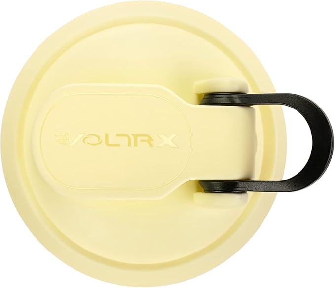 VOLTRX Electric Shaker Bottle - VortexBoost Portable USB C Rechargeable Protein Shake Mixer, Shaker Cups for Protein Shakes and Meal Replacement Shakes, BPA Free, Waterproof, Colored Light Base, 24 oz