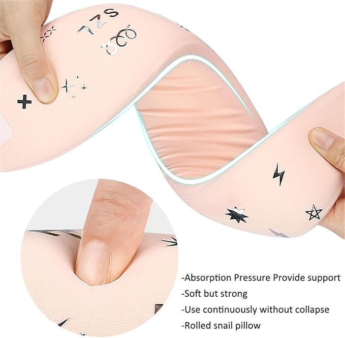 Neck Brace, Soft Memory Foam Cervical Collar Universal Neck Support Brace for Sleeping, Portable Neck Traction Equipment Forward Head Neck Posture Corrector for Women Men Spine Pressure (Gray)