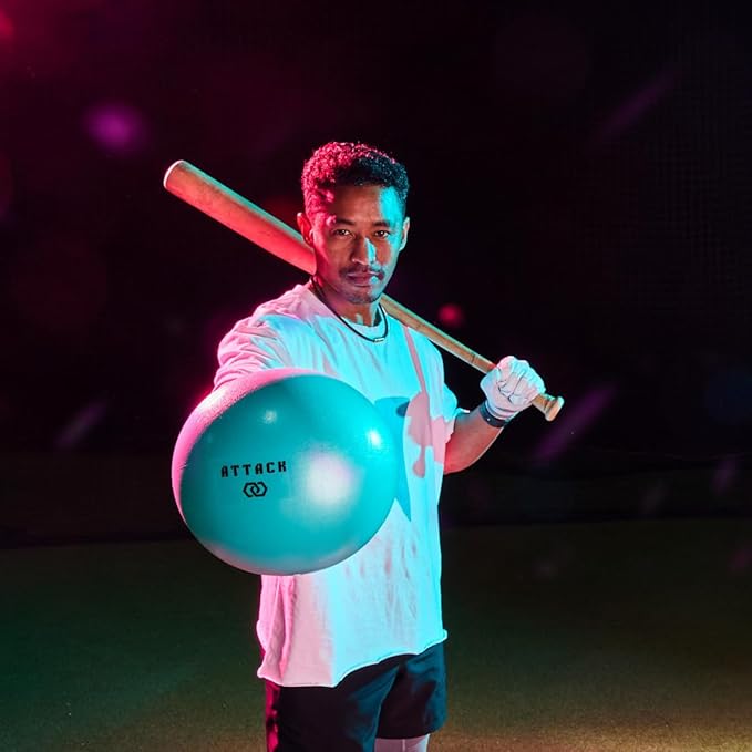 Connector Ball. 9in-13in. Reinforce Proper Arm Action and Stay Connected While Hitting, Pitching, and Catching. Perfect for Pilates and Core Work Training.