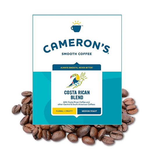 Cameron's Coffee Roasted Whole Bean Coffee, Costa Rica Blend, 4 Pound