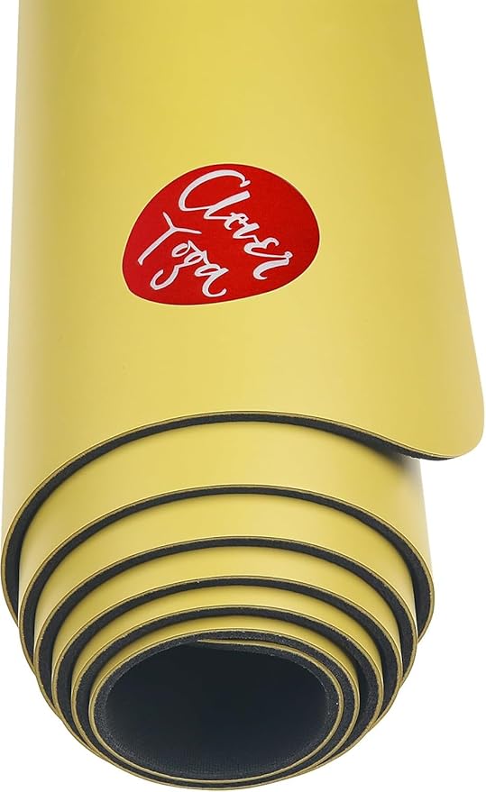 Clever Yoga Liquid Balance Thick Yoga Mat - Pro Exercise Yoga Mat with Non-Slip Surface for Home Gym, Earth-Friendly & Recyclable Pilates and Workout Pad Women & Men, 4.5 mm