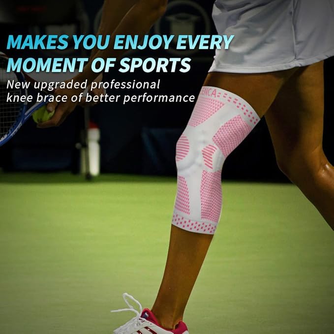 NEENCA Knee Brace for Women & Men, Medical Knee Support with Patella Pad & Side Stabilizers, Knee Compression Sleeve for Knee Pain, Meniscus Tear, ACL, Joint Pain, Runner, Workout - FSA/HSA Eligible