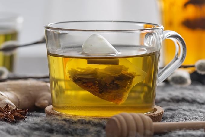 Fabula Menopause Herbal Tea – Organic Herbal Blend for Menopause Support, with Peppermint, Lemon Balm & Black Cohosh – Caffeine-Free, Stress Relief, 20 Biodegradable Sachets