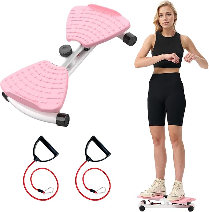 Waist Twister Ab Machine with 300 lbs Weight Capacity Anti-slip twist board Noiseless Home Gym Exercise Equipment for Women Men