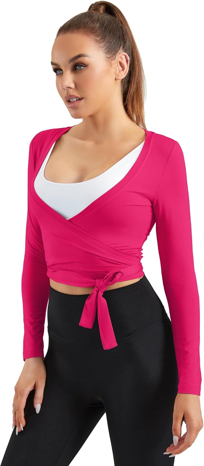 Women Tie Front Shrug Long Sleeve Bolero Cardigan Lightweight Casual Tops