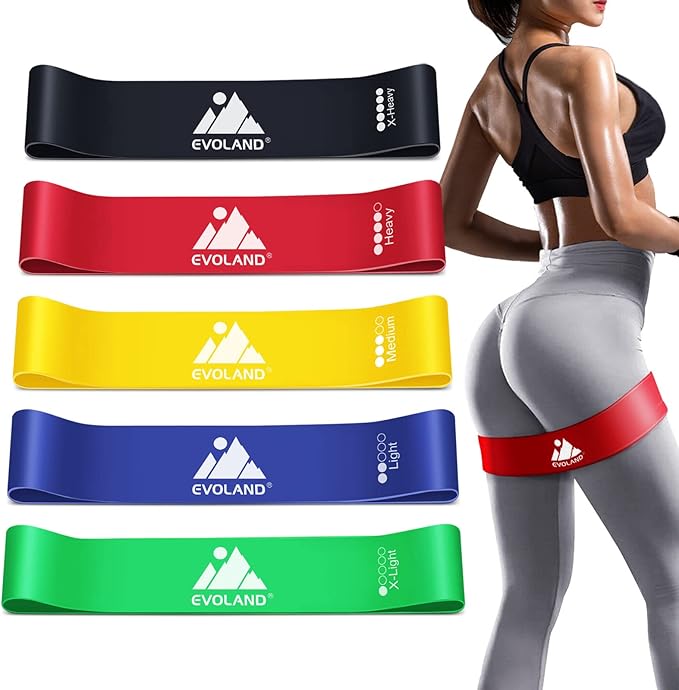 Resistance Bands Set, Workout Bands with Handles, Door Anchor, Ankle Straps and Carry Bag, Exercise Bands for Shape Body and Home Workouts