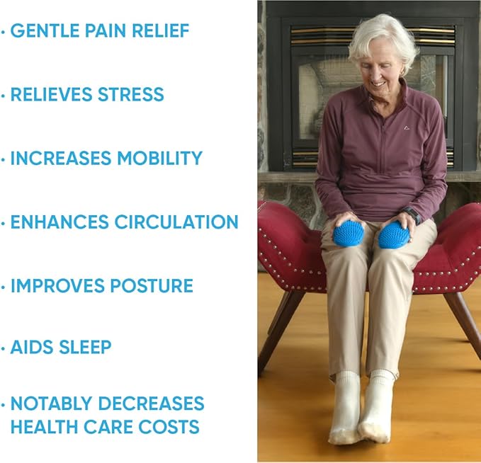 Dr. Cohen’s Heatable Massage Pad - FSA Eligible AcuPad - Full Body Massage Pad with Heat - Manual Body Massager for Neck and Back Pain Relief (Pack of 2)