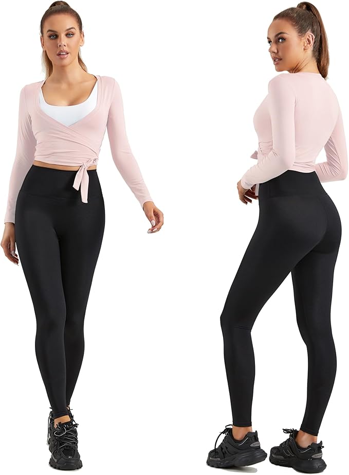 Women Tie Front Shrug Long Sleeve Bolero Cardigan Lightweight Casual Tops