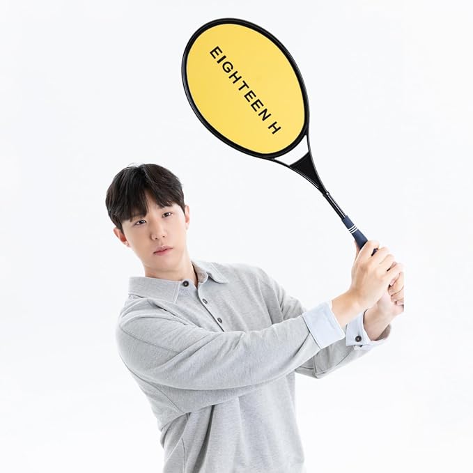 Distance Racket Golf Swing Trainer Racket-Shaped Square Alignment Stick Lightweight Training Aid for Indoor Practice Equipment