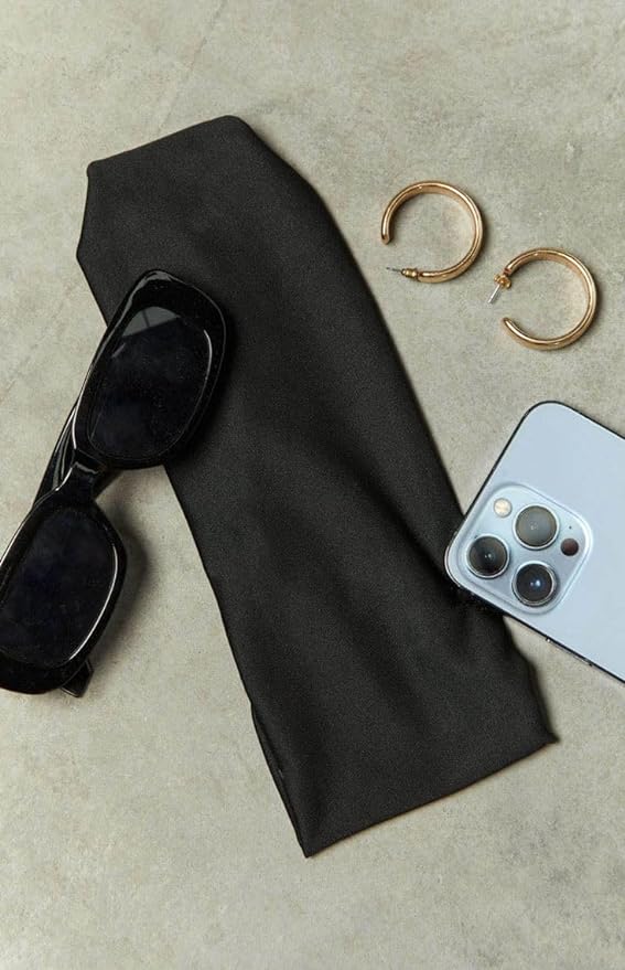 TERSE Headbands for Women Non Slip 4 inches Wide Women's Hair Bands, Stretchy Sweat Bands, Fashion Hair Accessories for Yoga Workout Every Day Basic Head Bands