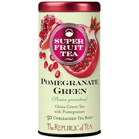 The Republic of Tea, Pomegranate Green Tea, 50-Count