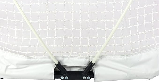 Bownet Portable Street Hockey Net with Padded Posts, Ground Frame, and Carrying Bag (4'6" x 3'6")