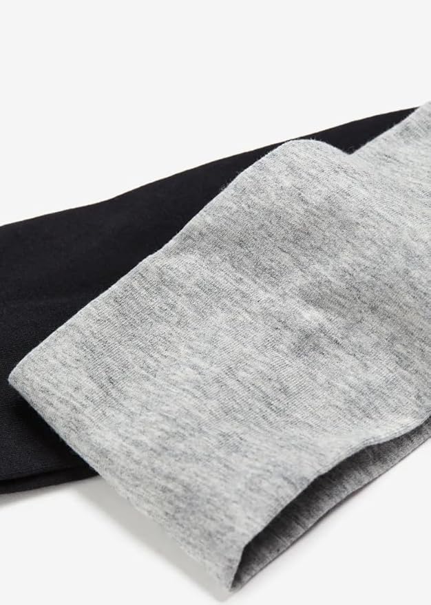 Trendy Non-Slip Headbands Set for Women - 7PCS Elastic Soft Thick Cotton Cloth Headbands for Yoga, Running, Workout, and Sports