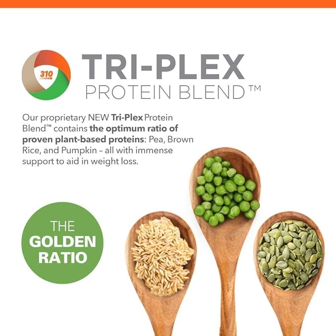 310 Nutrition Organic All-In-One Meal Replacement Shake Powder - Plant-Based Protein Smoothie Blend w/Fiber, Probiotics & Adaptogens - Low Carb, Vegan, Keto & Paleo - Vanilla - 14 Servings