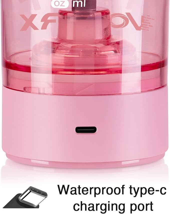 VOLTRX Premium Electric Protein Shaker Bottle, Made with Tritan - BPA Free - 24 oz Vortex Portable Mixer Cup/USB Rechargeable Shaker Cups for Protein Shakes