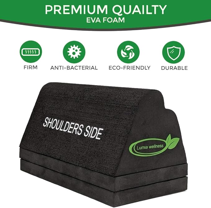 Cervical Orthotic Traction Block, Firm, FSA/HSA Eligible, Spinal & Neck Alignment, Cervical Traction Device & Neck Stretcher