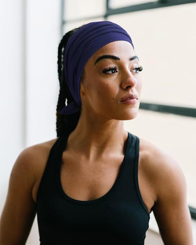 DRESHOW 8 Pack Bow Headbands of Solid Color for Women’s Hair Non Slip Wide Vintage Head Wraps Knotted Cute Hair Band Accessories