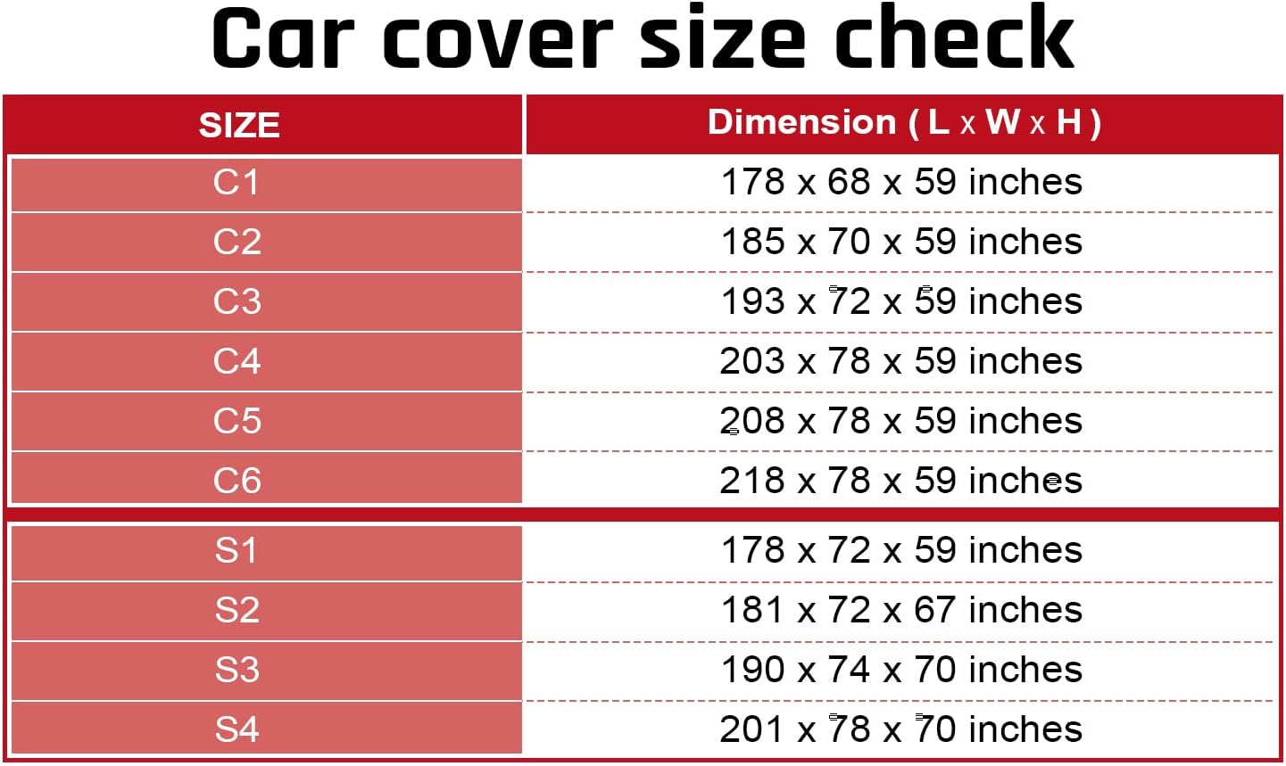 Extra Large Car Covers Waterproof for All Weather Protection with Red Stripe Design, Car Cover for Automobiles Universal Fit Cadillac Deville, Lincoln Continental Town, Ford Crown Victoria