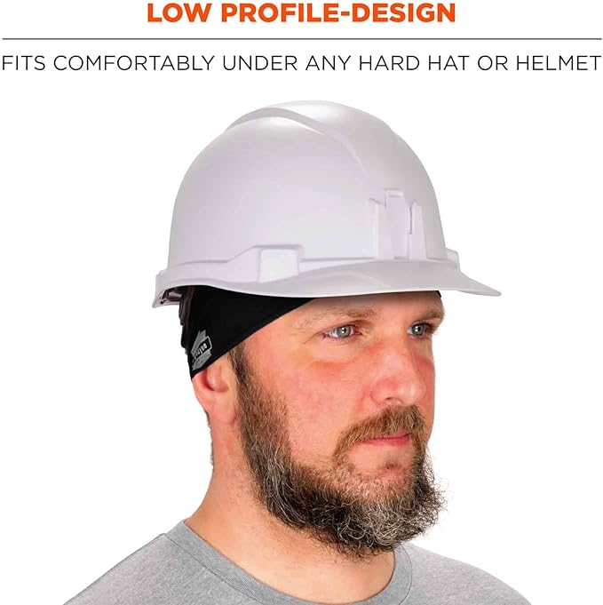 Ergodyne Chill-Its 6634 Cooling Headband, Sports Headbands for Men and Women, Moisture Wicking