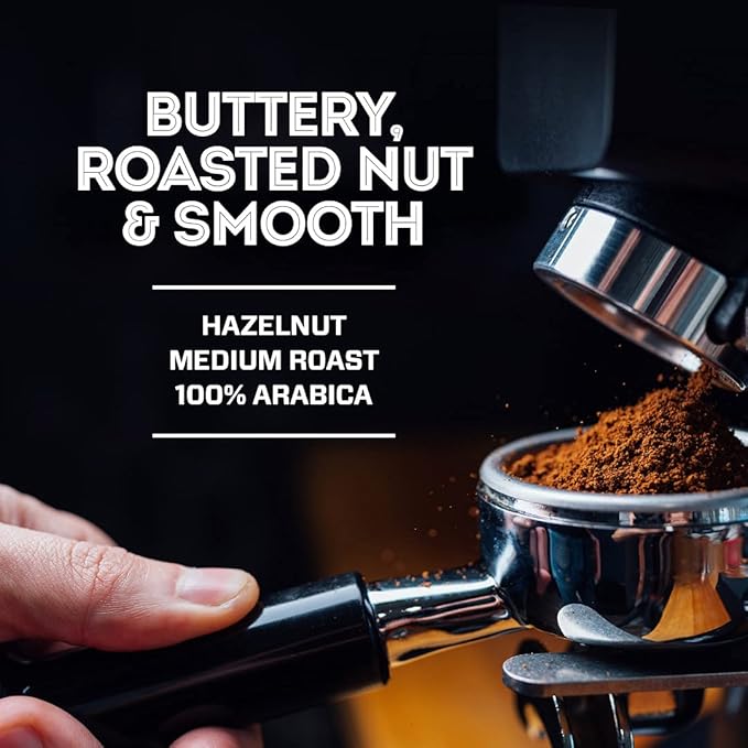 Eight O'Clock Ground Coffee, Hazelnut, 11 Ounce