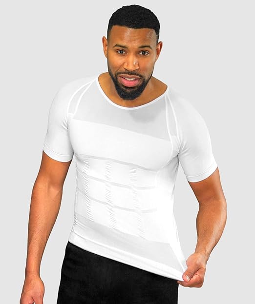 Men's Posture Corrector T-shirt | Anti Back Pain | Straightens Back and Shoulders | Compression | Undershirt | Short sleeves
