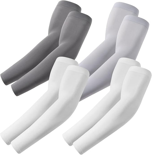 Arm Sleeves, Cooling UV Sun Protection Sports Compression for Men/Women