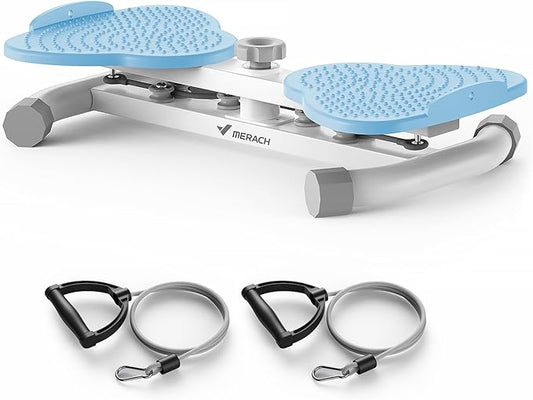 MERACH Waist Twister, Ab Machine with 300 lbs Weight Capacity, Abs Workout for Slim Waist and Core Ab Exercise, Noiseless Home Gym Exercise Equipment for Women Men