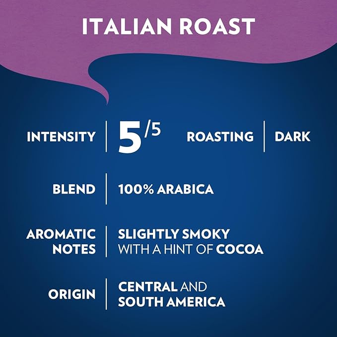 Lavazza Italian Roast Ground Coffee 12oz Bag, Extra Dark Roast (Pack of 1) - Package May Vary
