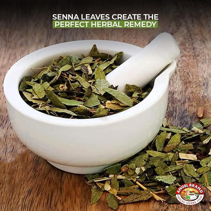 Angel Brand Senna Leaf – 0.5 oz Pouch – Dried Senna Leaves for Tea, Herbal Infusions, and Traditional Uses