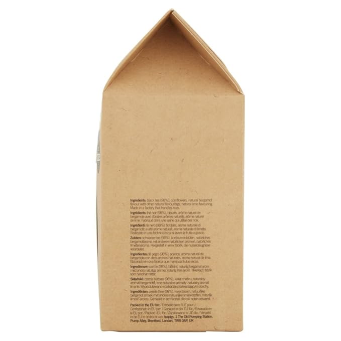 Teapigs Earl Grey Strong Tea Bags Made with Whole Leaves, bold flavor, natural ingredients (1 Pack of 50 Teabags)