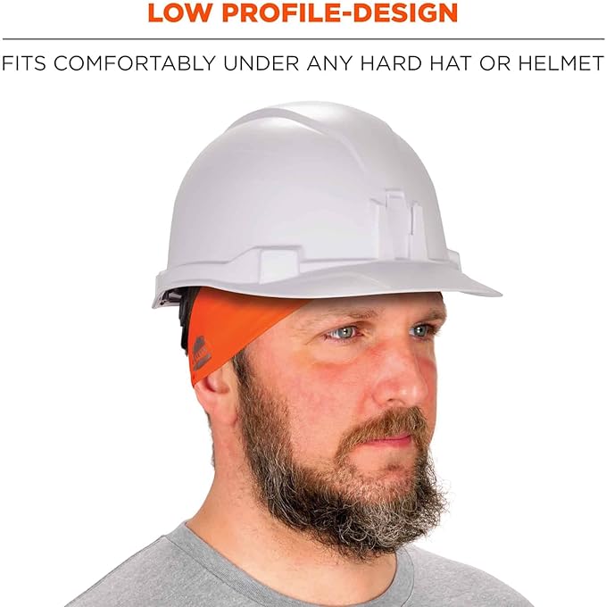 Ergodyne Chill-Its 6634 Cooling Headband, Sports Headbands for Men and Women, Moisture Wicking