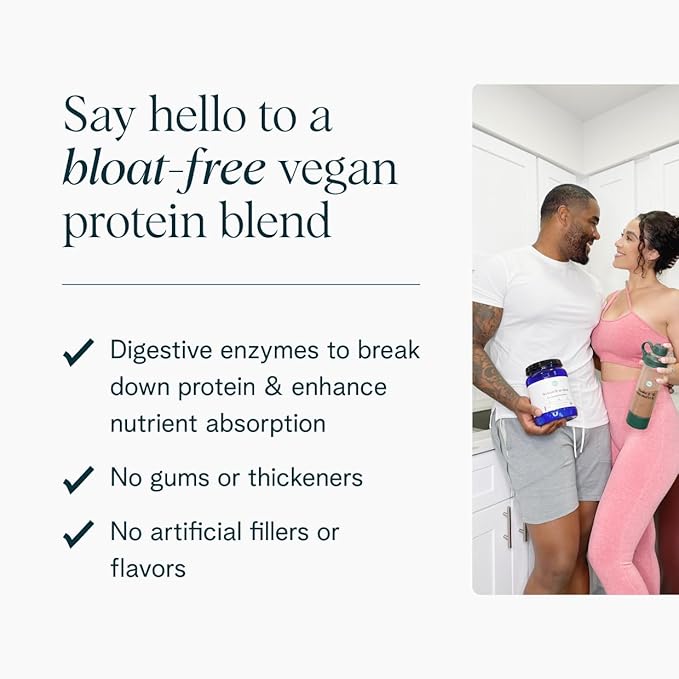 Ora Organic Vegan Protein Powder - 23g Plant Based Pea Protein + Superfood for Women and Men - Unsweetened & Unflavored - 20 Servings, No Erythritol, Keto-Friendly, Gluten-Free, Paleo, Soy-Free